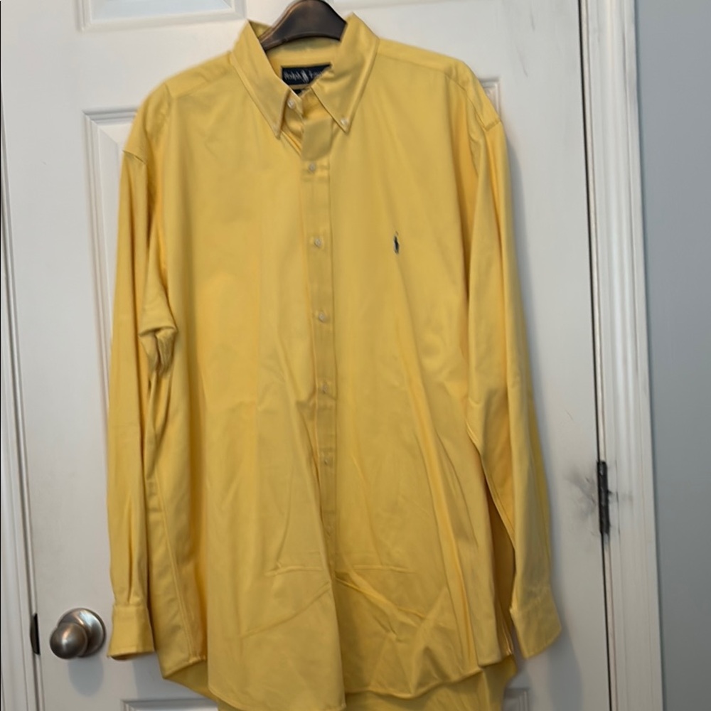 Polo by Ralph Lauren Yellow Casual Button Down Shirt